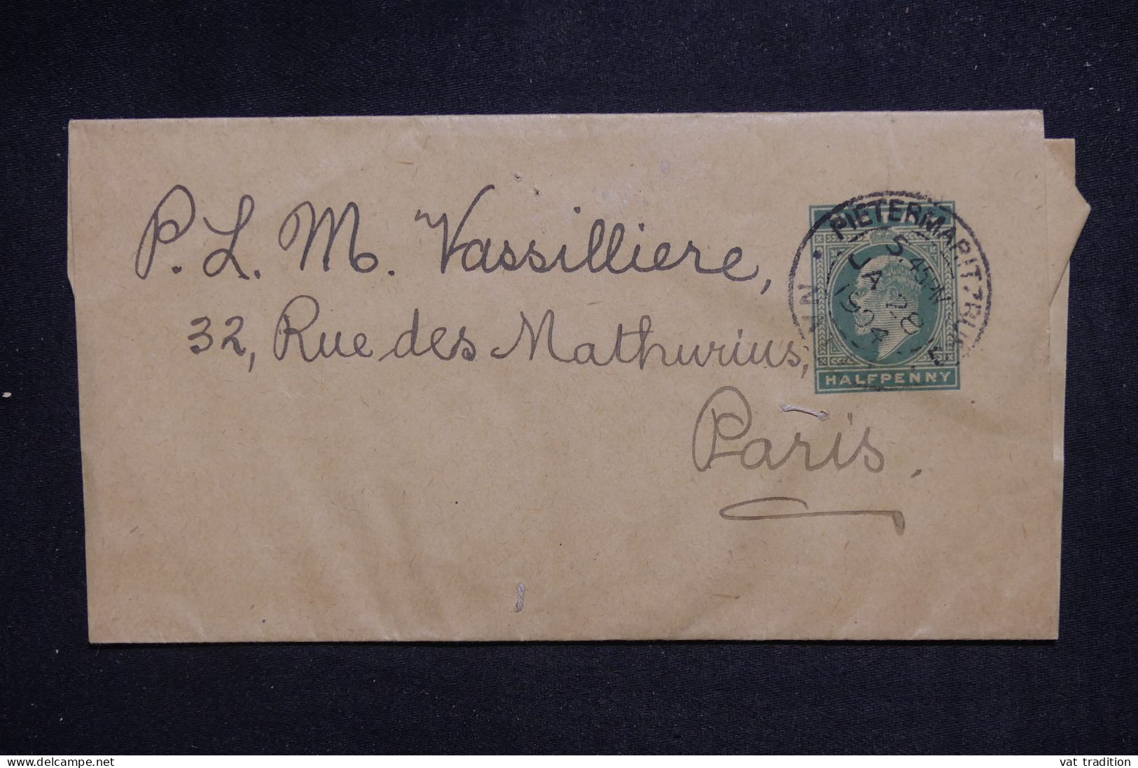 NATAL - Entier Postal De Pietermaritzburg Pour Paris En 1904 - L 151404 - Natal (1857-1909)