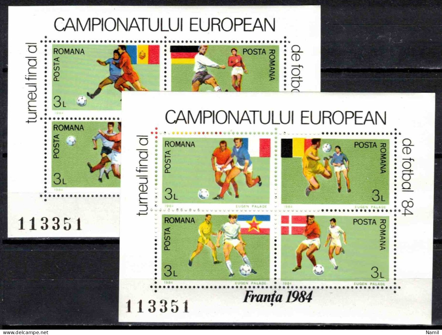 ** Roumanie 1984 Mi 4050-7 - Bl.205-6 (Yv BF 168-9), (MNH)** - Unused Stamps