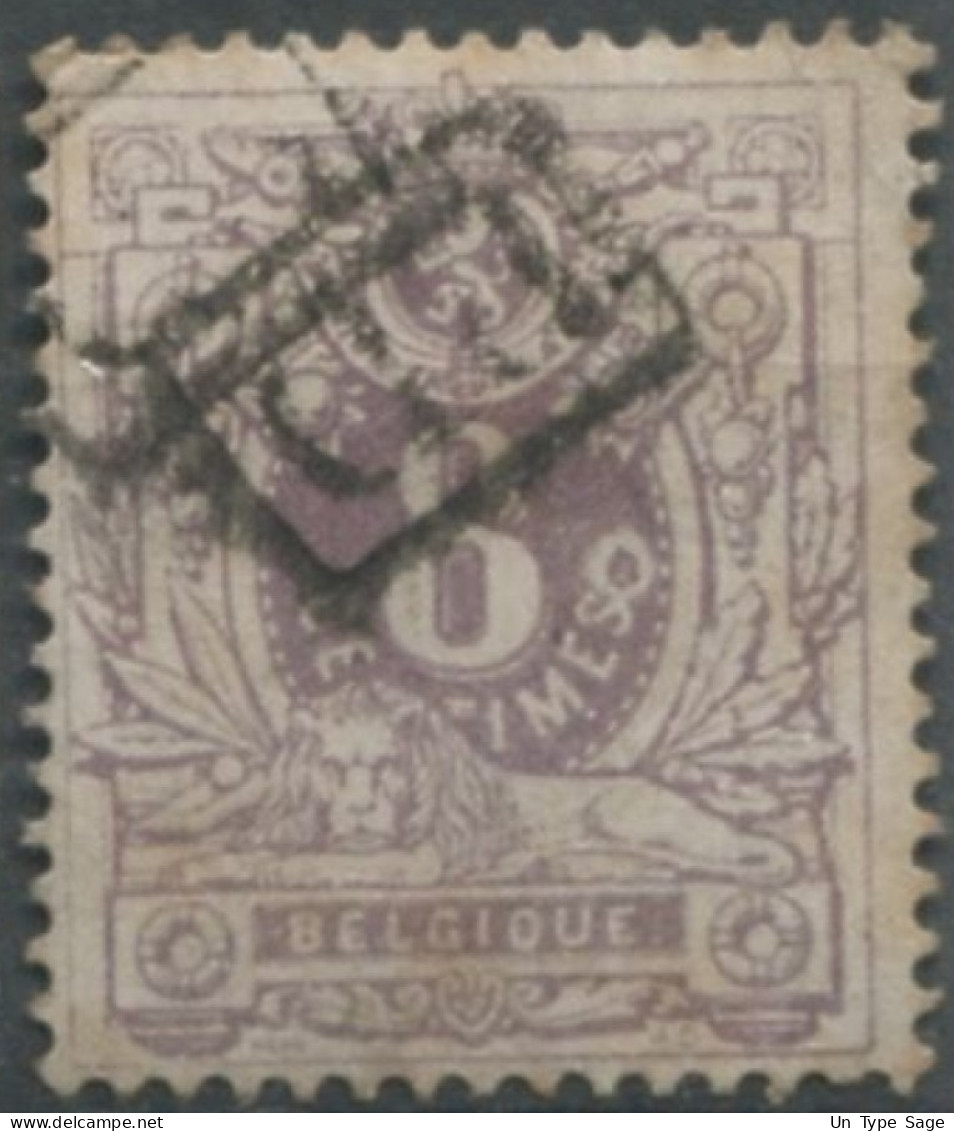 Belgique, COB N°29 - Griffe PD Encadré - (F794) - 1869-1888 León Acostado