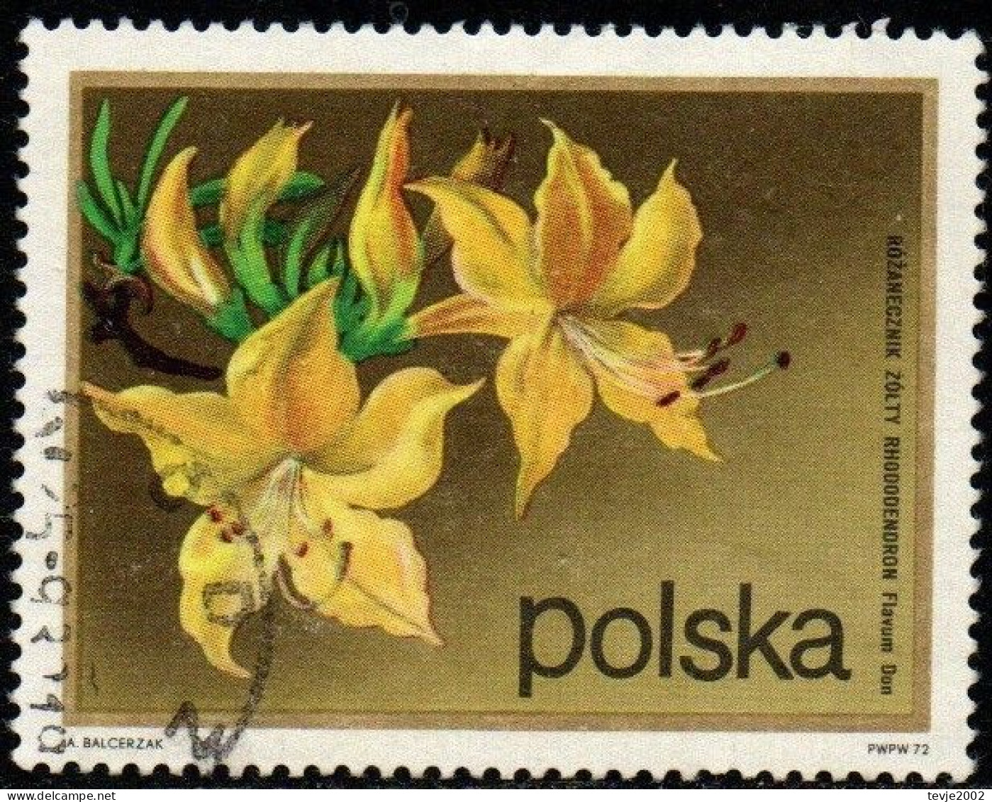 Polen 1972 - Mi.Nr. 2219 F - Gestempelt Used - Farbe Gold Fehlt - Varietà E Curiosità