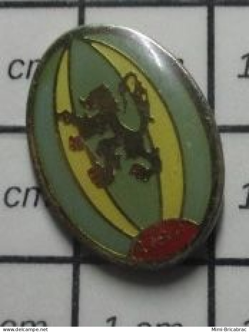 921 Pin's Pins / Beau Et Rare / SPORTS / BALLON OVALE RUGBY CLUB ??? - Rugby