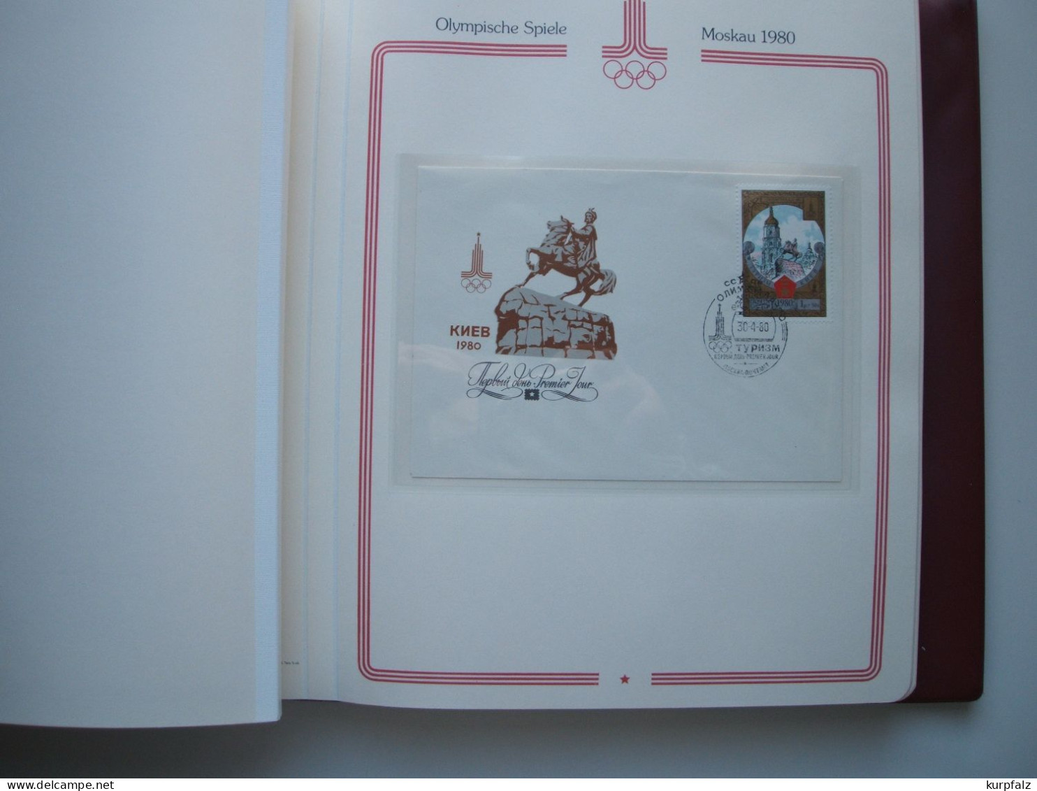 Olympische Spiele Moskau 1980 - über 40 Sowjet-Briefe Mit SSt. Im Borek-Album - Verano 1980: Moscu