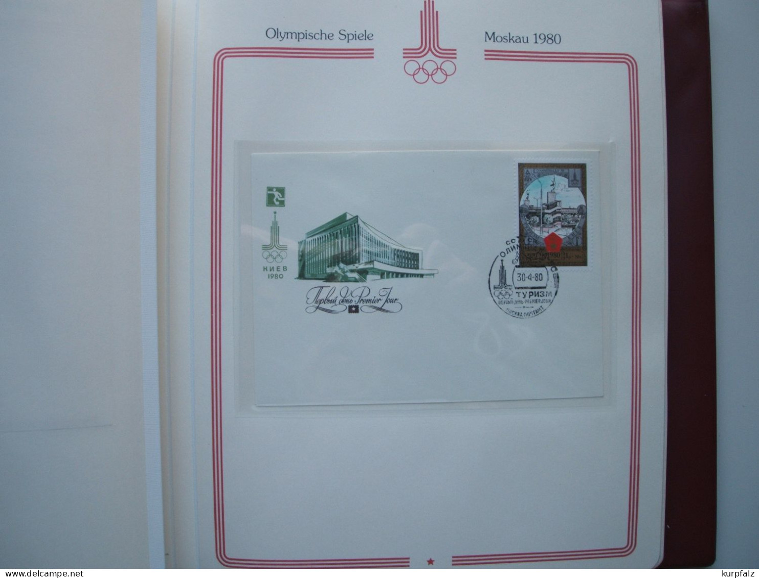 Olympische Spiele Moskau 1980 - über 40 Sowjet-Briefe Mit SSt. Im Borek-Album - Zomer 1980: Moskou