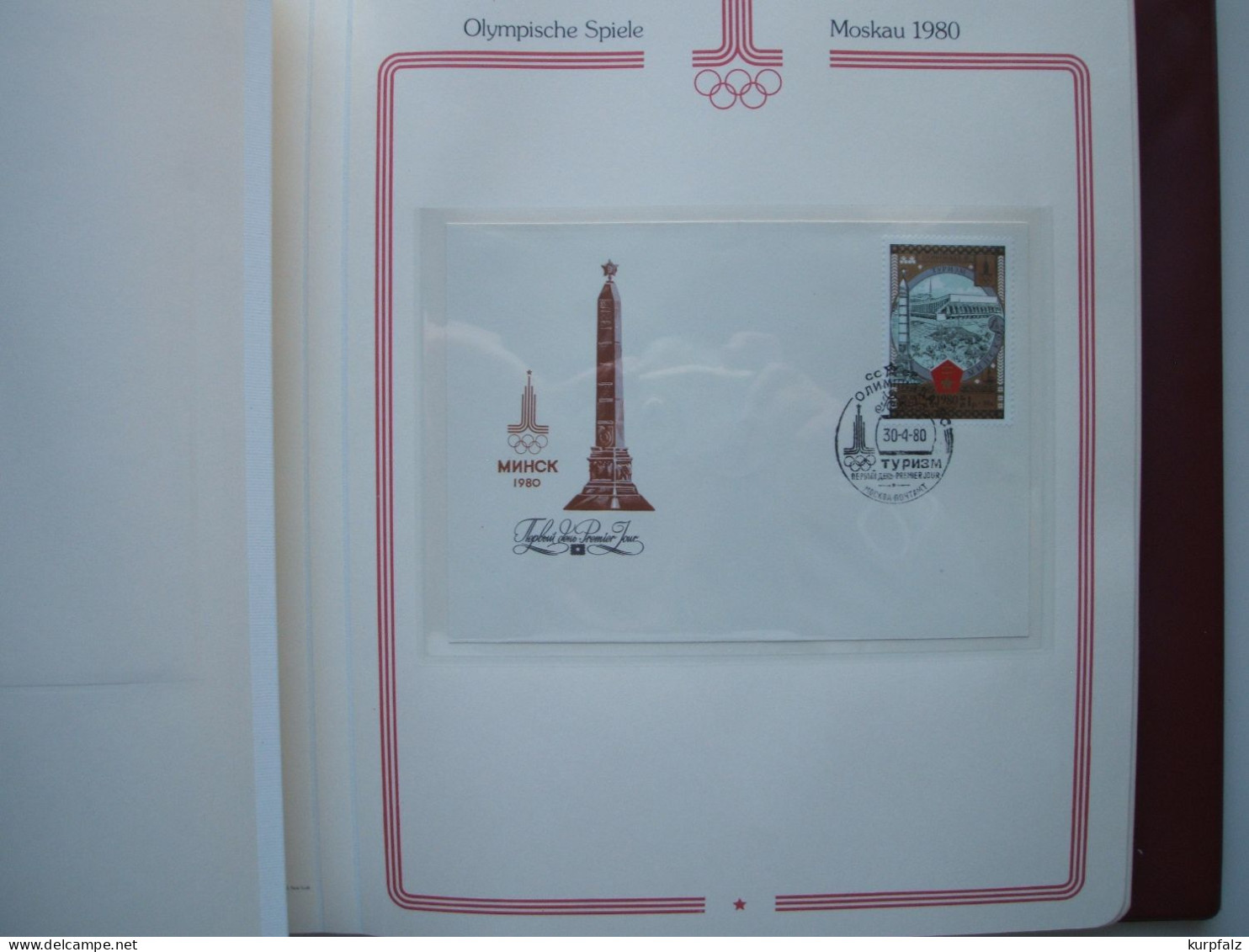 Olympische Spiele Moskau 1980 - über 40 Sowjet-Briefe Mit SSt. Im Borek-Album - Verano 1980: Moscu