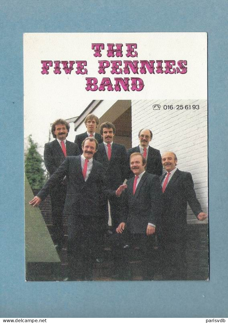 THE FIVE PENNIES BAND - FOTOKAART (4586) - Cantanti E Musicisti