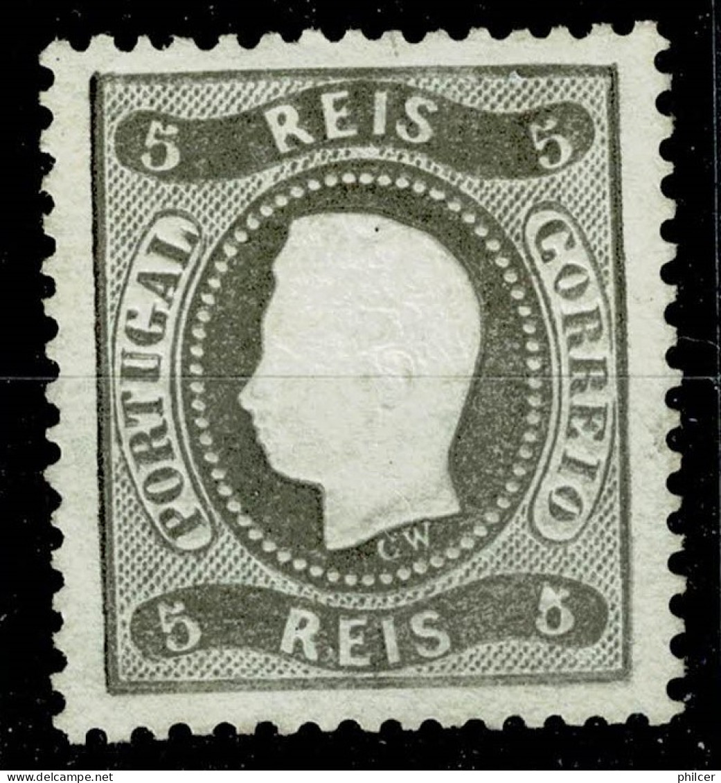 Portugal, 1867/70, # 27, Tipo III, MNG - Nuevos