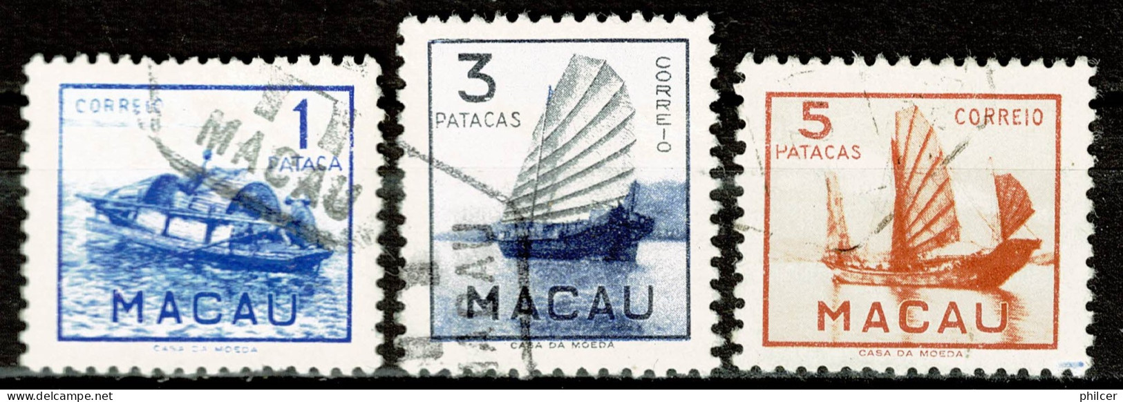 Macau, 1951, # 363/5, Used - Usados