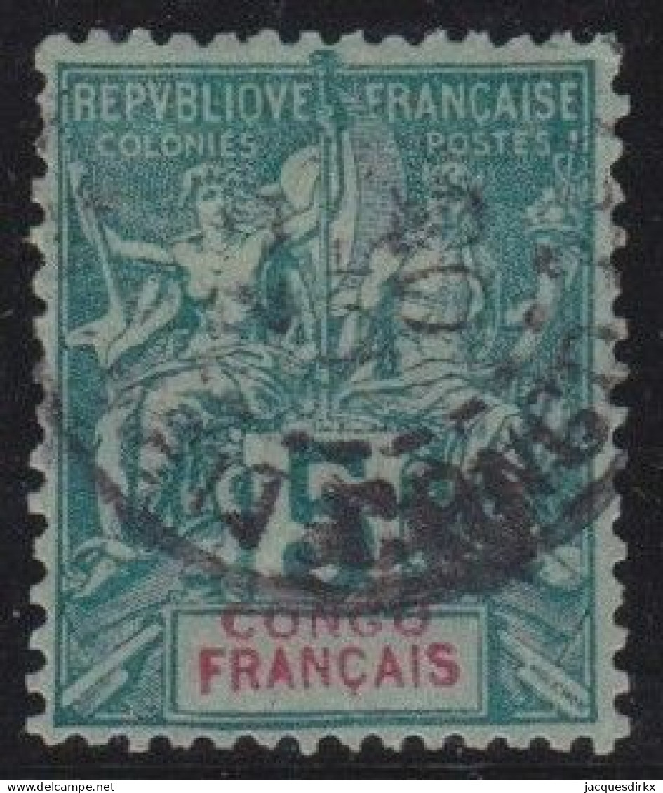 Congo Français  .  Y&T   .     15        .    O     .   Oblitéré - Usados