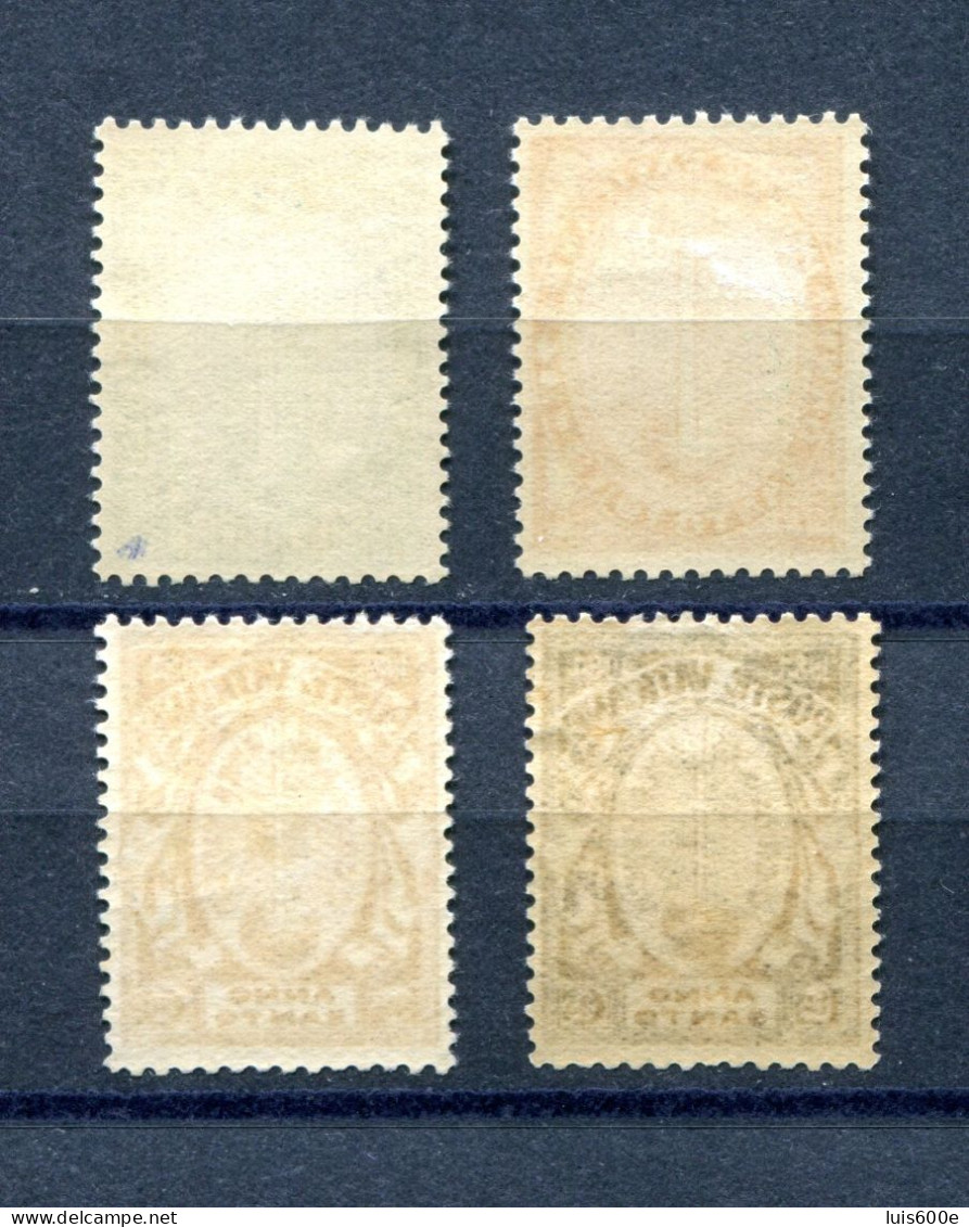 1933.VATICANO.YVERT 40/43*.NUEVOS CON FIJASELLOS.(MH)CATALOGO 75 € - Nuovi