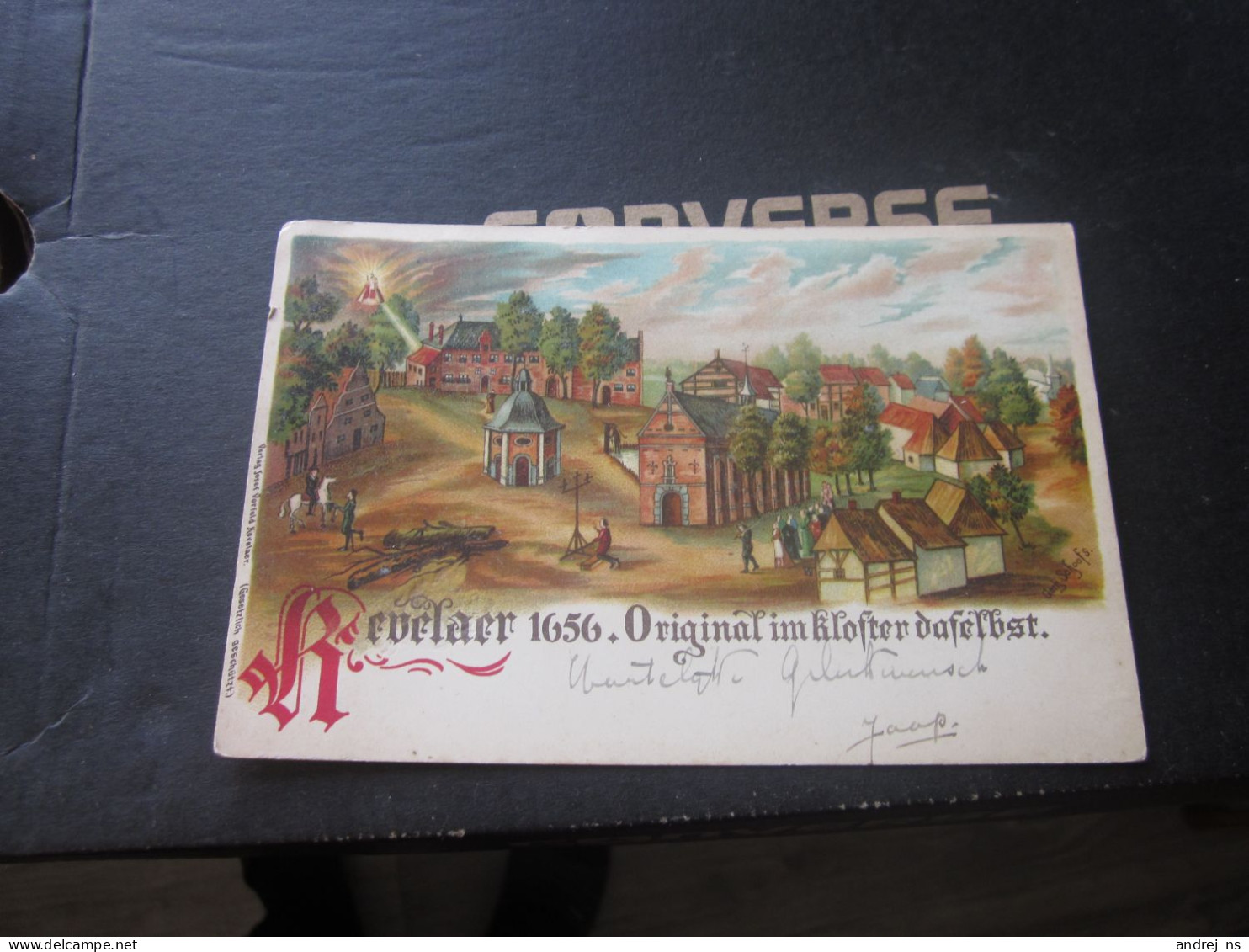 Kevelaer 1656 Original Im Kloster Litho Old Postcards - Kevelaer