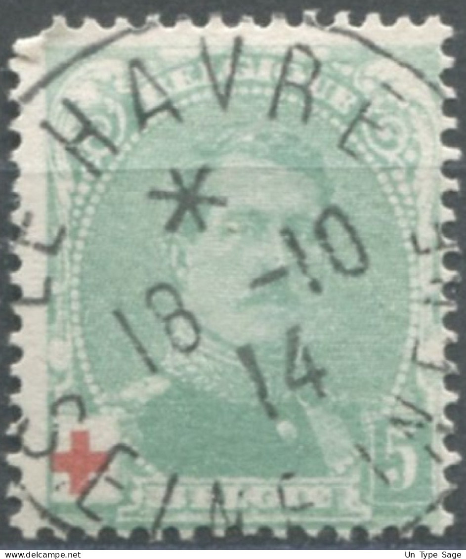 Belgique, CàD Français Su Timbre - LE HAVRE - (F805) - OC26/37 Territoire Des Etapes