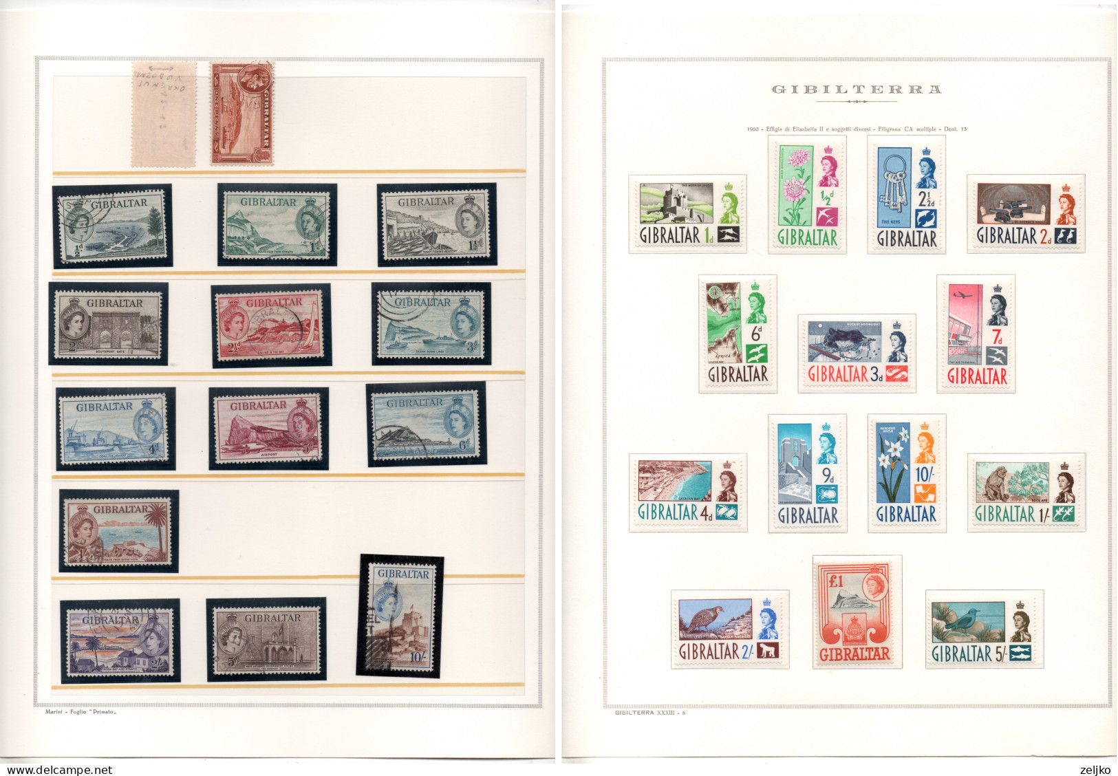 *** Gibraltar collection 1886 - 1989, c.v. 4160 €, see description