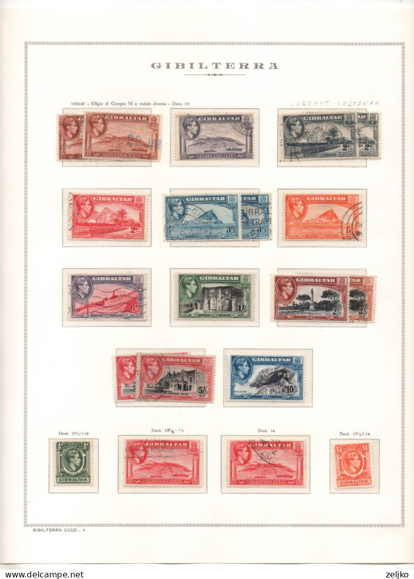 *** Gibraltar collection 1886 - 1989, c.v. 4160 €, see description