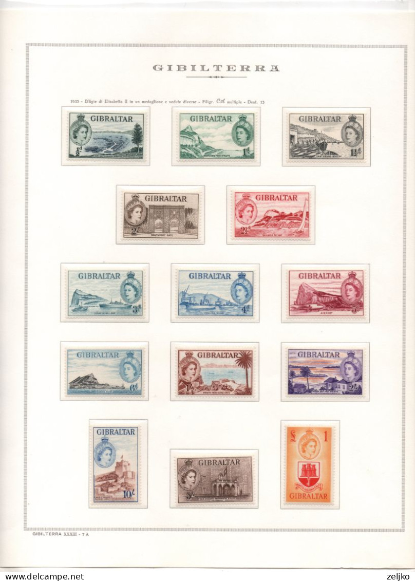 *** Gibraltar collection 1886 - 1989, c.v. 4160 €, see description