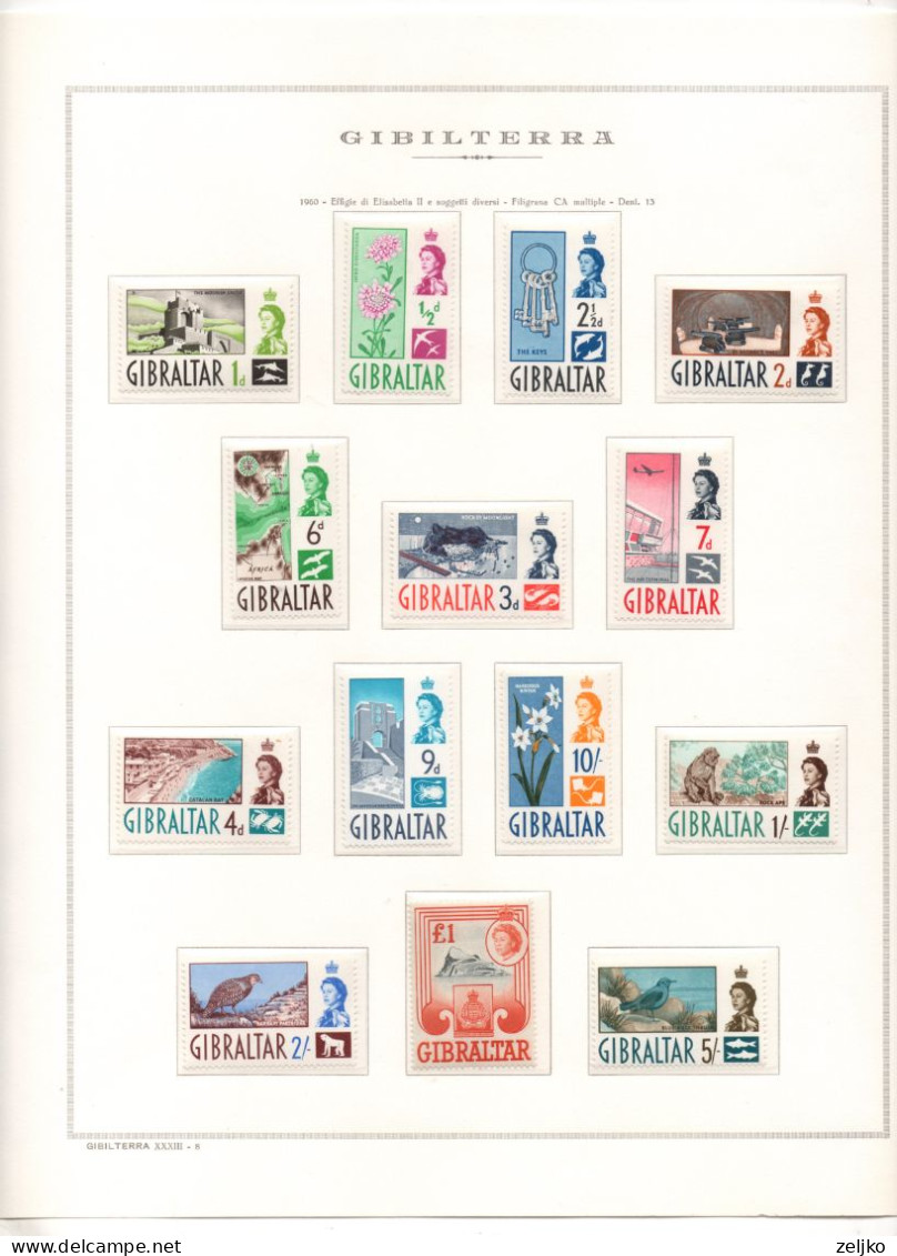 *** Gibraltar collection 1886 - 1989, c.v. 4160 €, see description