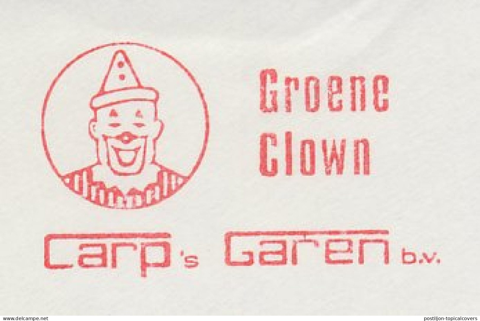 Meter Cut Netherlands 1979 Clown - Cirque