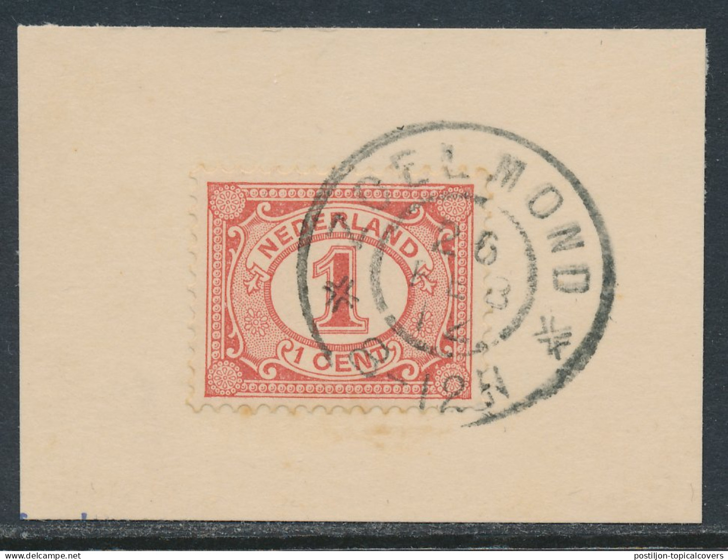 Grootrondstempel Zoelmond 1912 - Storia Postale