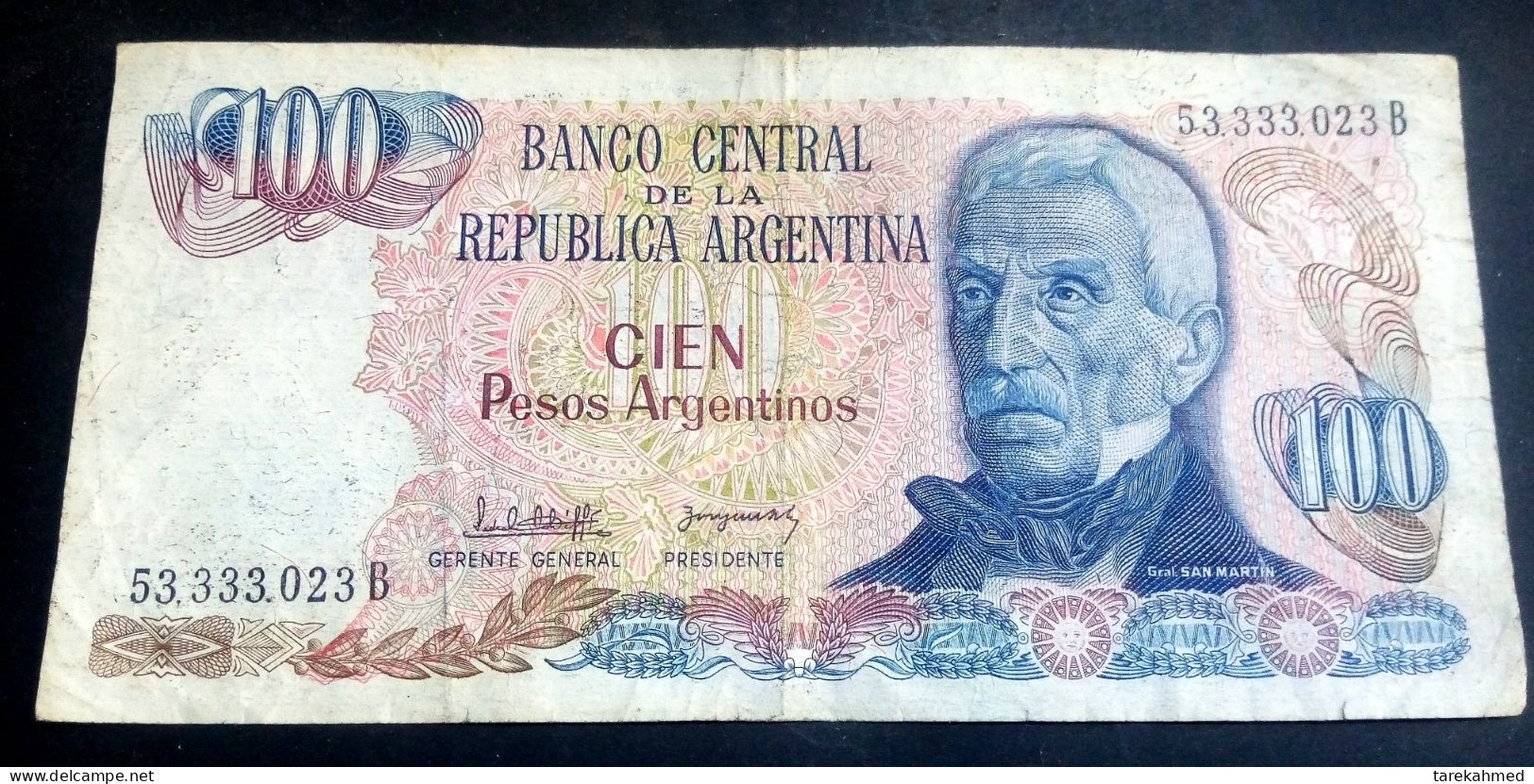 ARGENTINEA, 100 Pesos, ND1983, P 315, - Argentine
