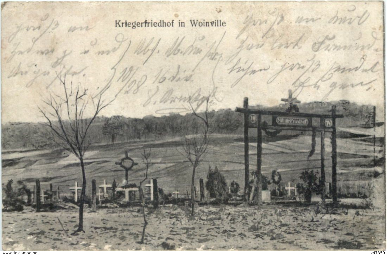Kriegerfriedhof In Woinville - Feldpost - Cimiteri Militari
