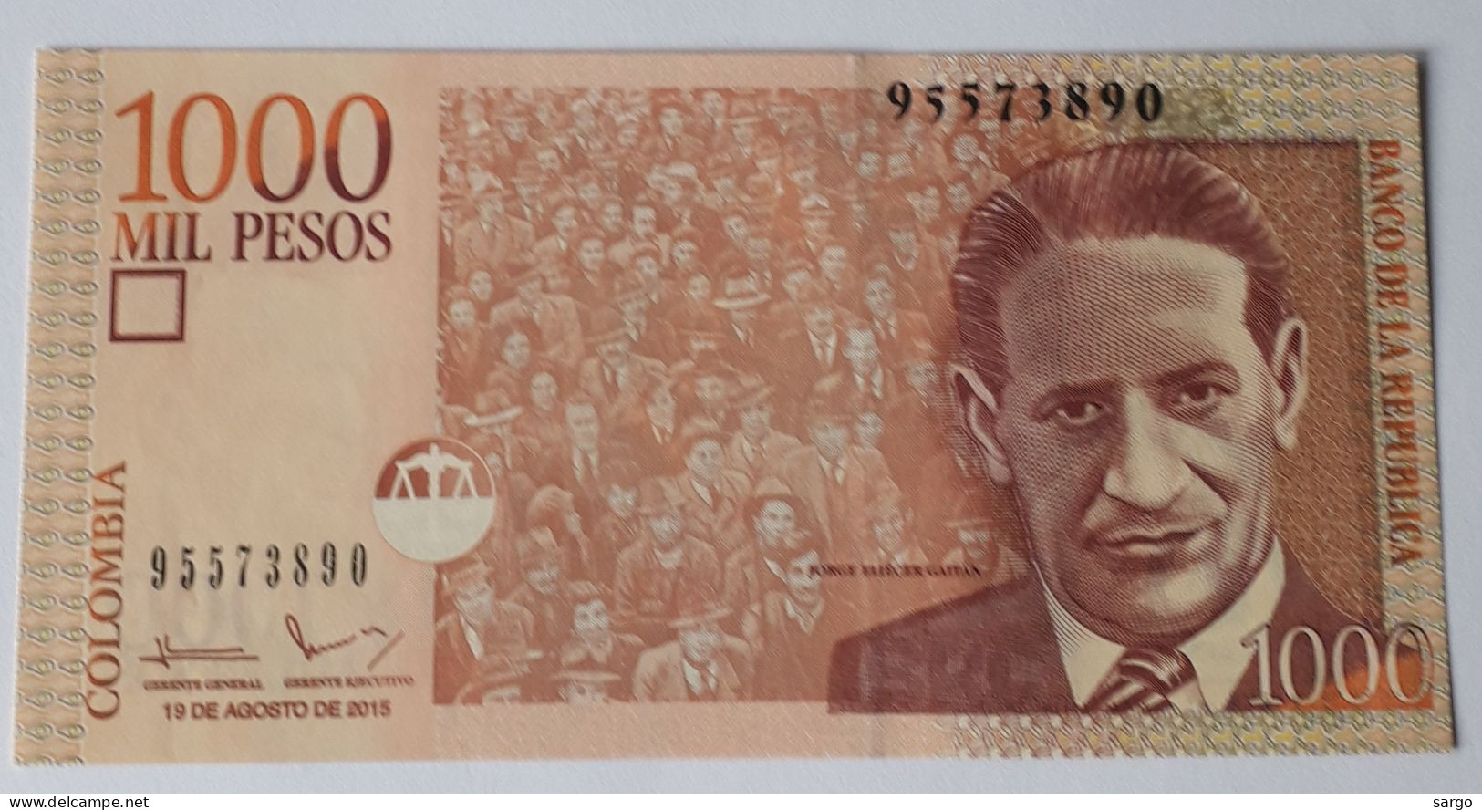 COLOMBIA - 1.000 PESOS - P 456 (2015) - UNC - BANKNOTES - PAPER MONEY - CARTAMONETA - - Kolumbien