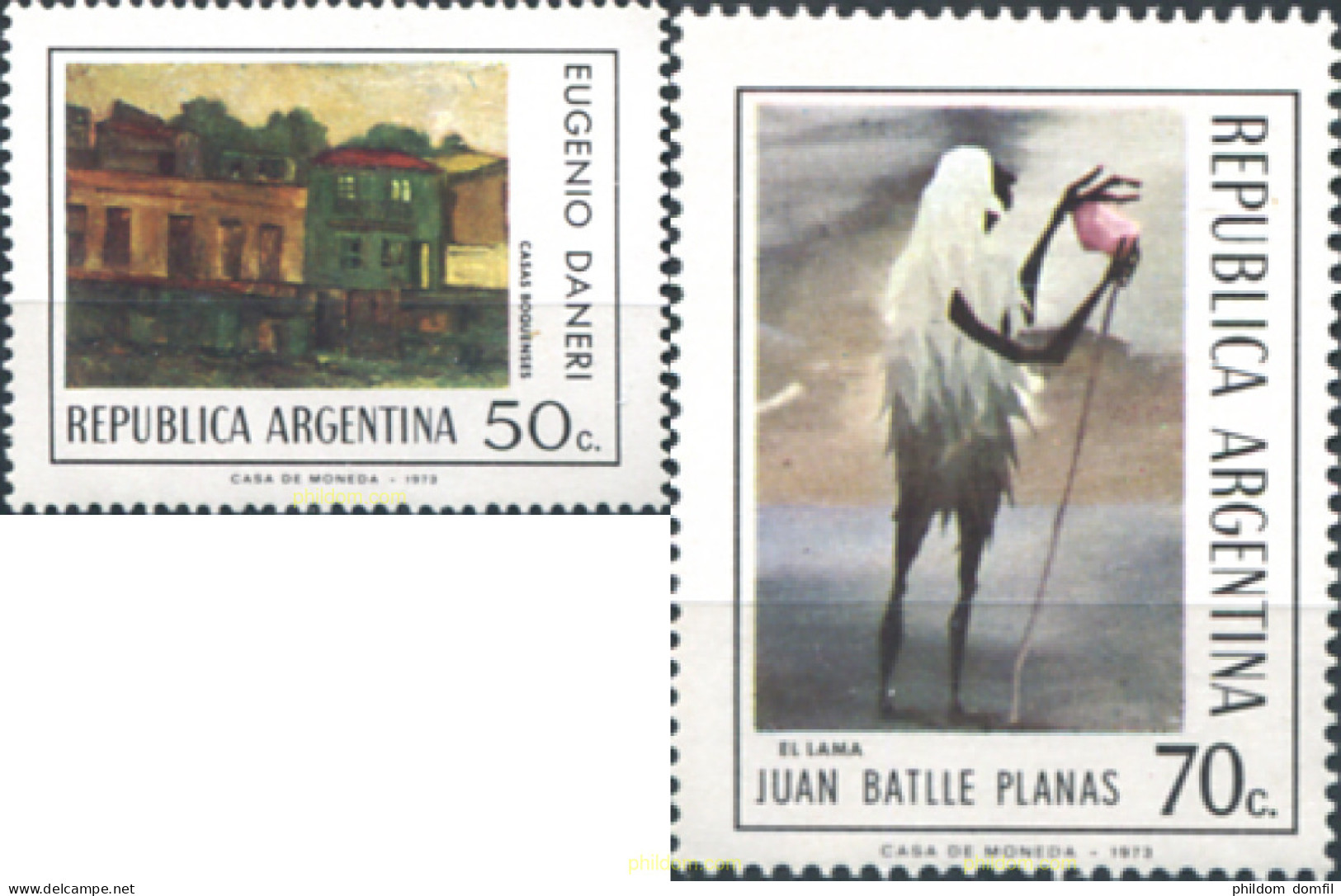 728670 MNH ARGENTINA 1974 PINTURA ARGENTINA - Nuovi