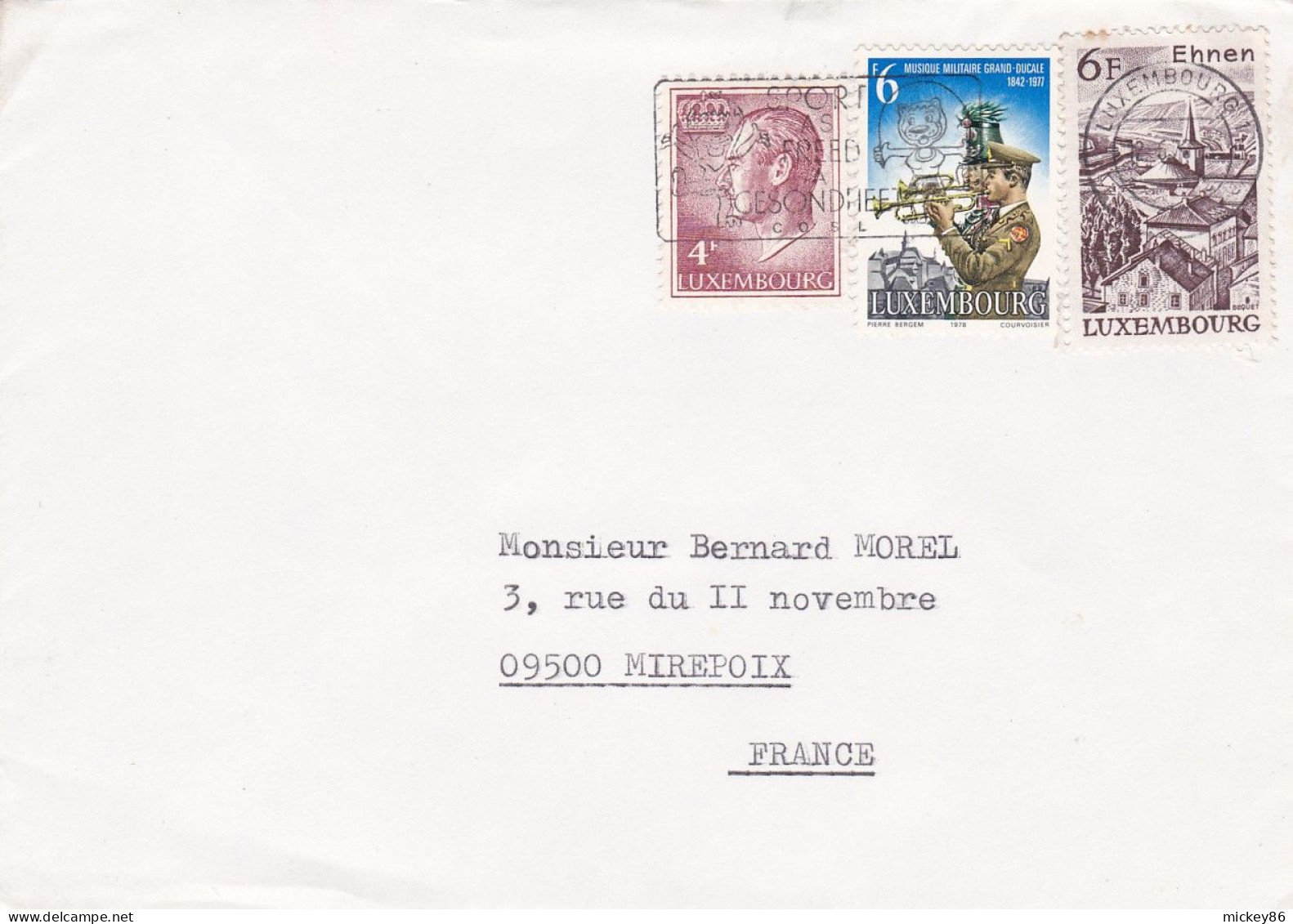 Luxembourg--1967--lettre De LUXEMBOURG  Pour  MIREPOIX-09 (France).......timbres...cachets - Covers & Documents