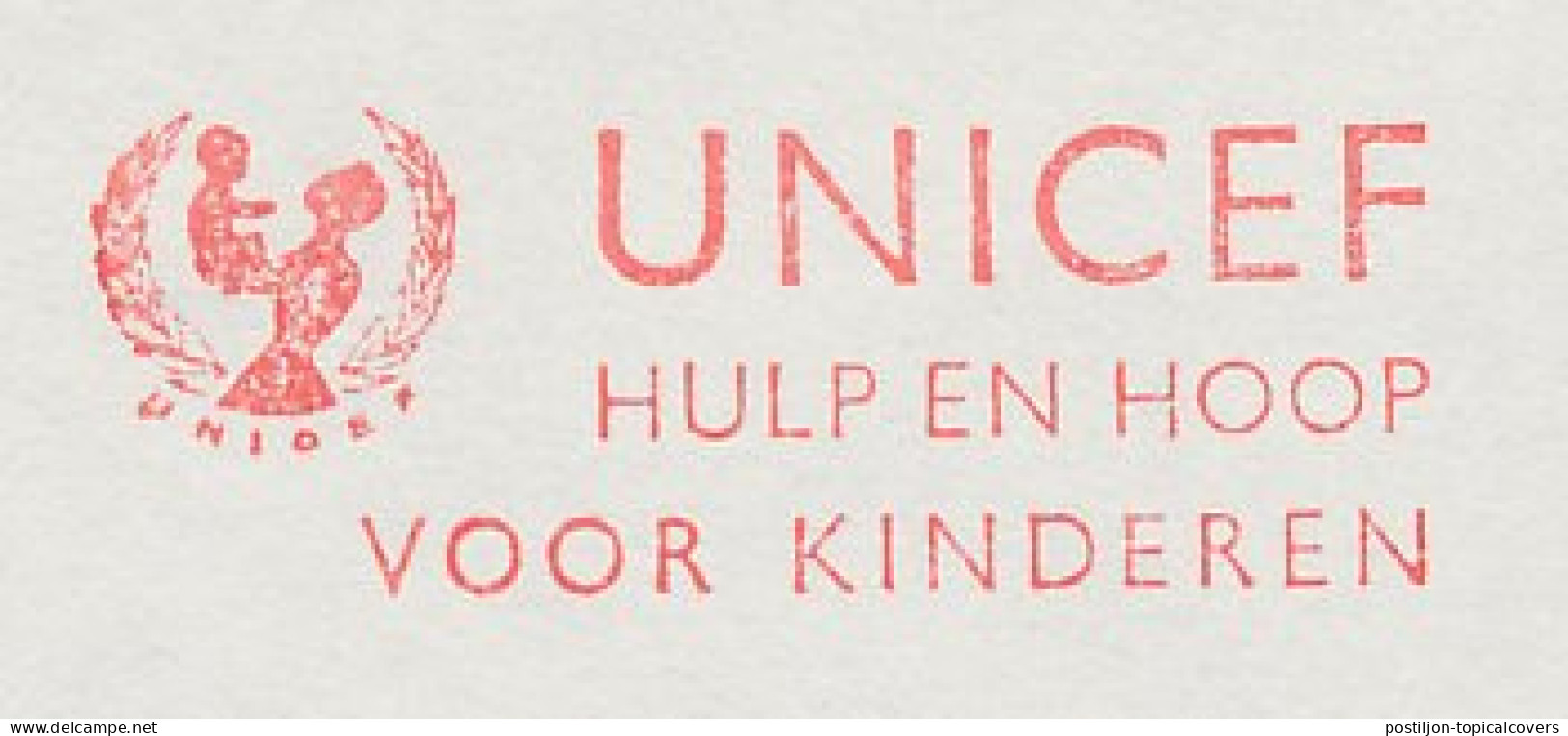 Meter Cover Netherlands 1970 UNICEF - Help And Hope For Children - VN