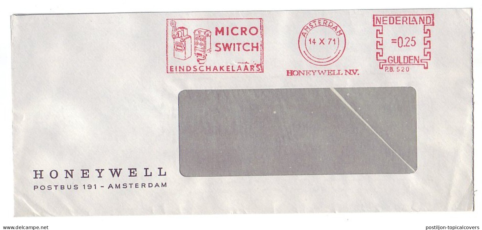 Meter Cover Netherlands 1971 Limit Switch - Electricity