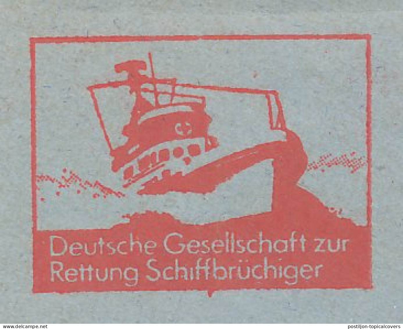 Meter Cut Germany 1973 Lifeboat - Shipwrecked - Other & Unclassified