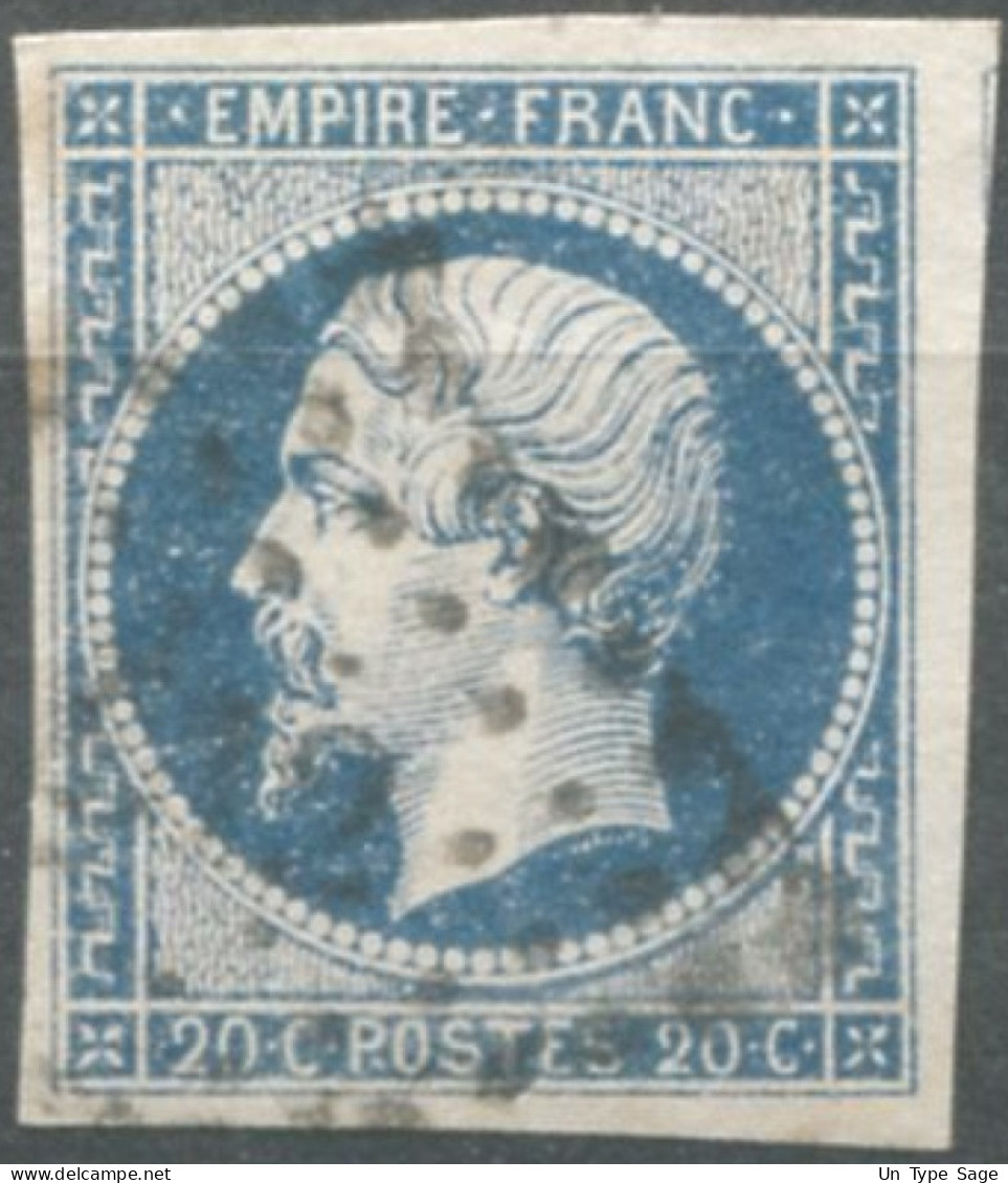 France, N°14Ah, Variété POSTF.S - Position à Identifier - Début De La Variété - (F815) - 1853-1860 Napoleon III