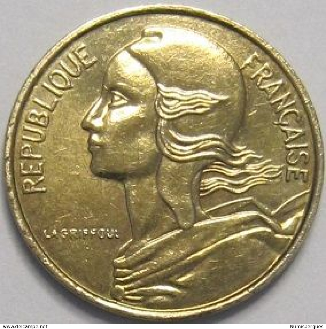 Pièce De Monnaie 5 Centimes  Marianne 1996 - 5 Centimes