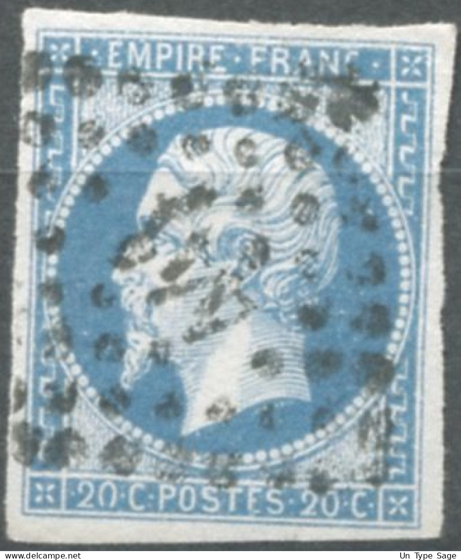 France, N°14Ah, Variété POSTF.S - Position à Identifier - (F817) - 1853-1860 Napoleone III