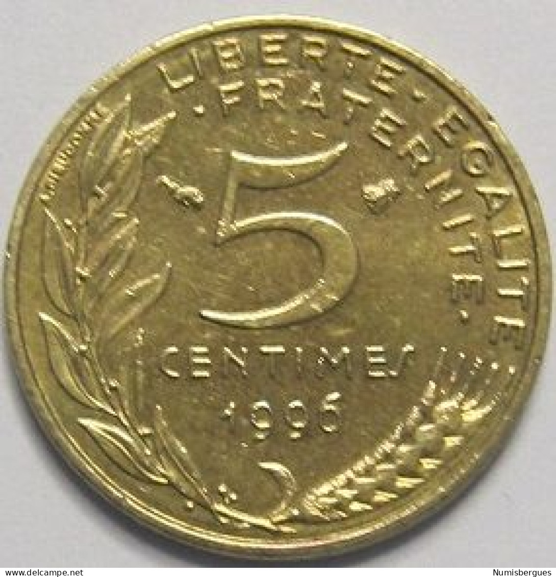 Pièce De Monnaie 5 Centimes  Marianne 1996 (2) - 5 Centimes