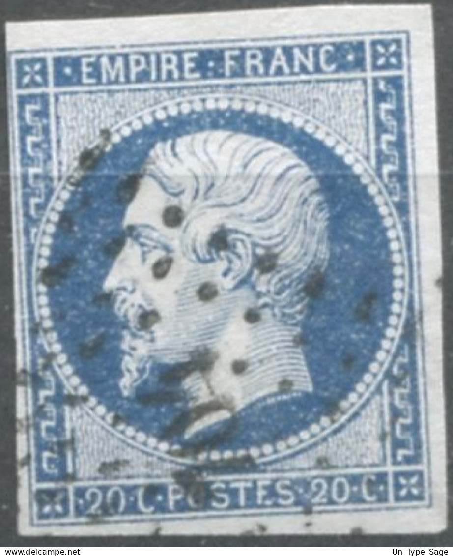 France, N°14Ah, Variété POSTF.S - Position à Identifier - (F819) - 1853-1860 Napoléon III.