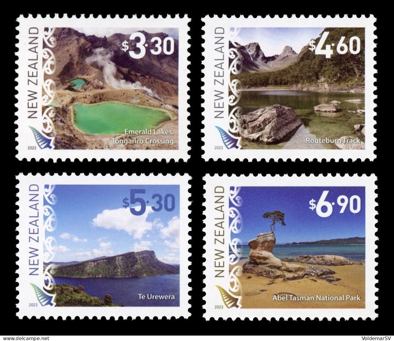 New Zealand 2023 Mih. 4011/14 Scenic Definitives MNH ** - Ungebraucht