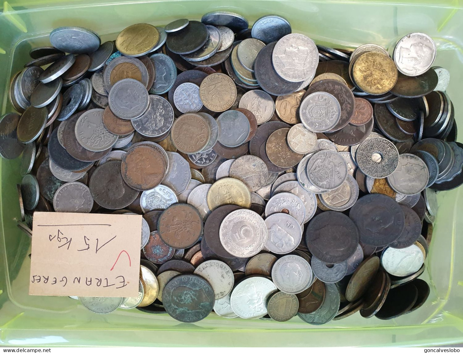 MONNAIES DU MONDE 8 KG A TRIER - Lots & Kiloware - Coins