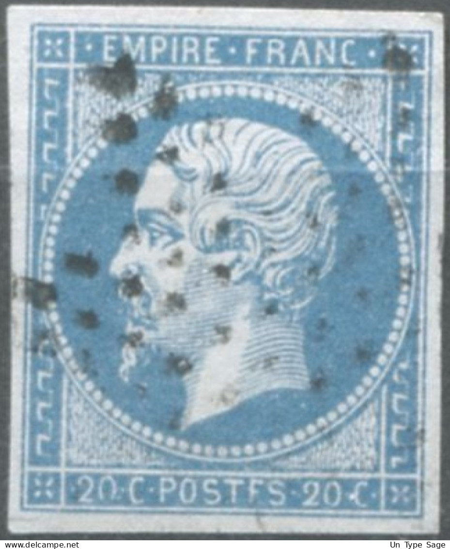 France, N°14Ah, Variété POSTF.S - Position à Identifier - (F830) - 1853-1860 Napoléon III