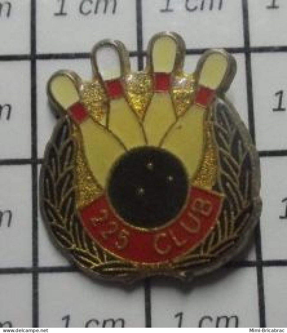 813D Pin's Pins / Beau Et Rare / THEME : SPORTS / BOWLING QUILLES BOULE 225 CLUB - Bowling