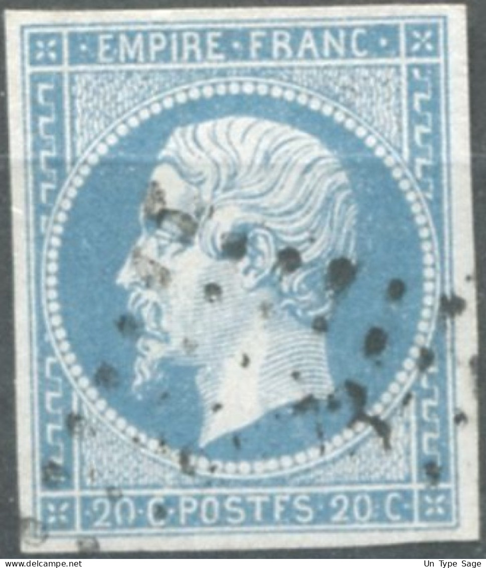 France, N°14Ah, Variété POSTF.S - Position à Identifier - (F836) - 1853-1860 Napoleon III