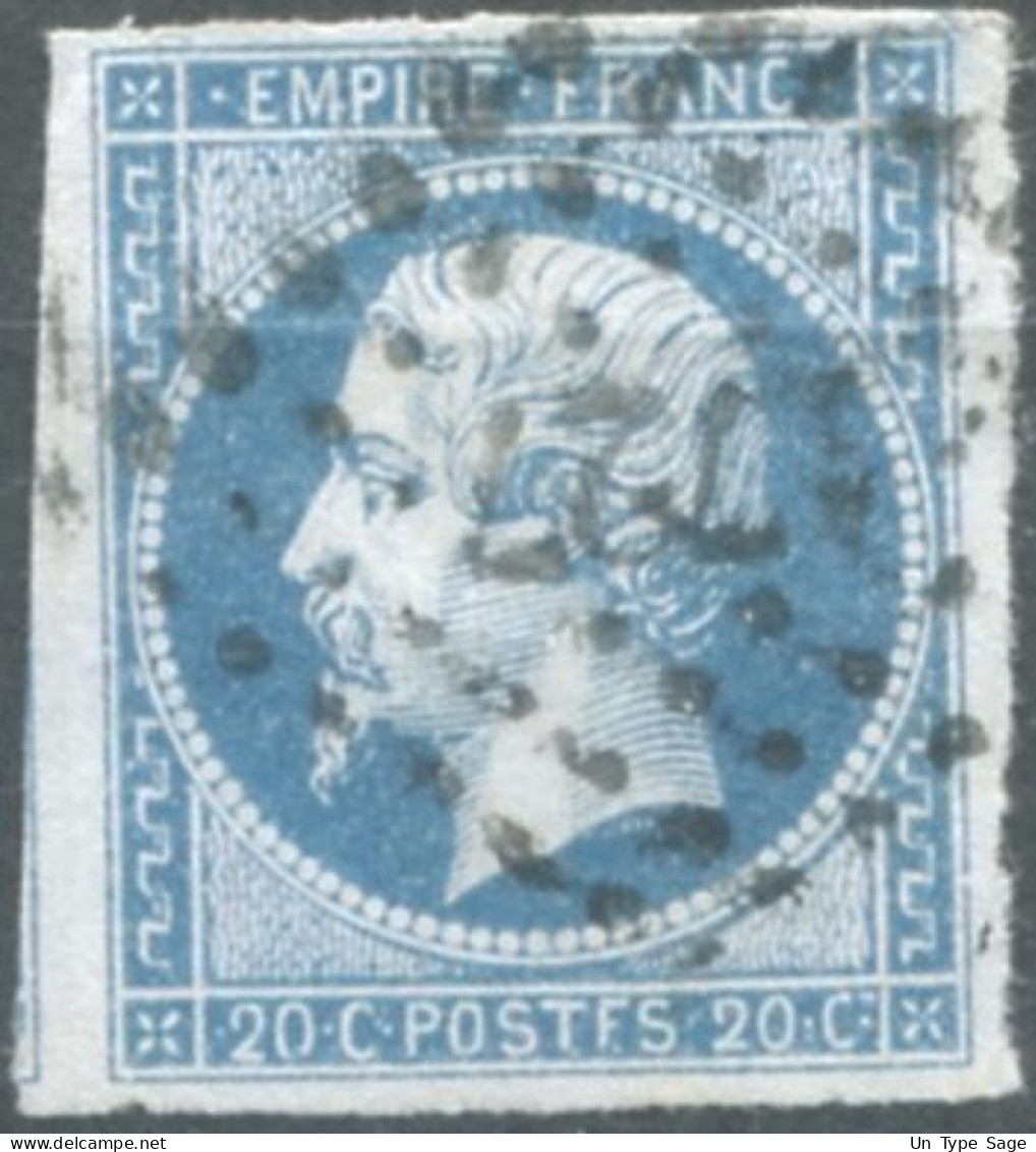 France, N°14Ah, Variété POSTF.S - Position à Identifier - (F837) - 1853-1860 Napoléon III.