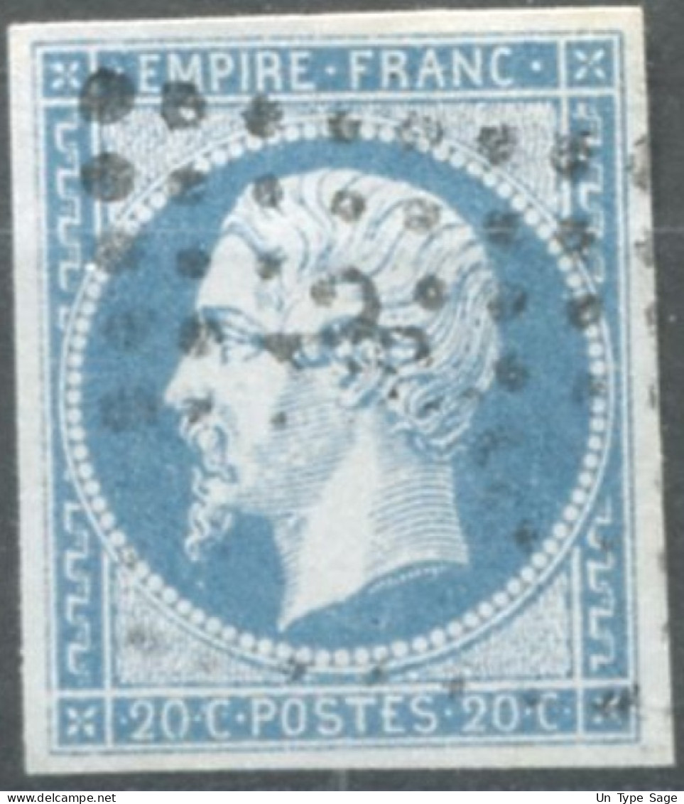 France, N°14Ah, Variété POSTF.S - Position à Identifier - Début De La Variété - (F845) - 1853-1860 Napoleone III