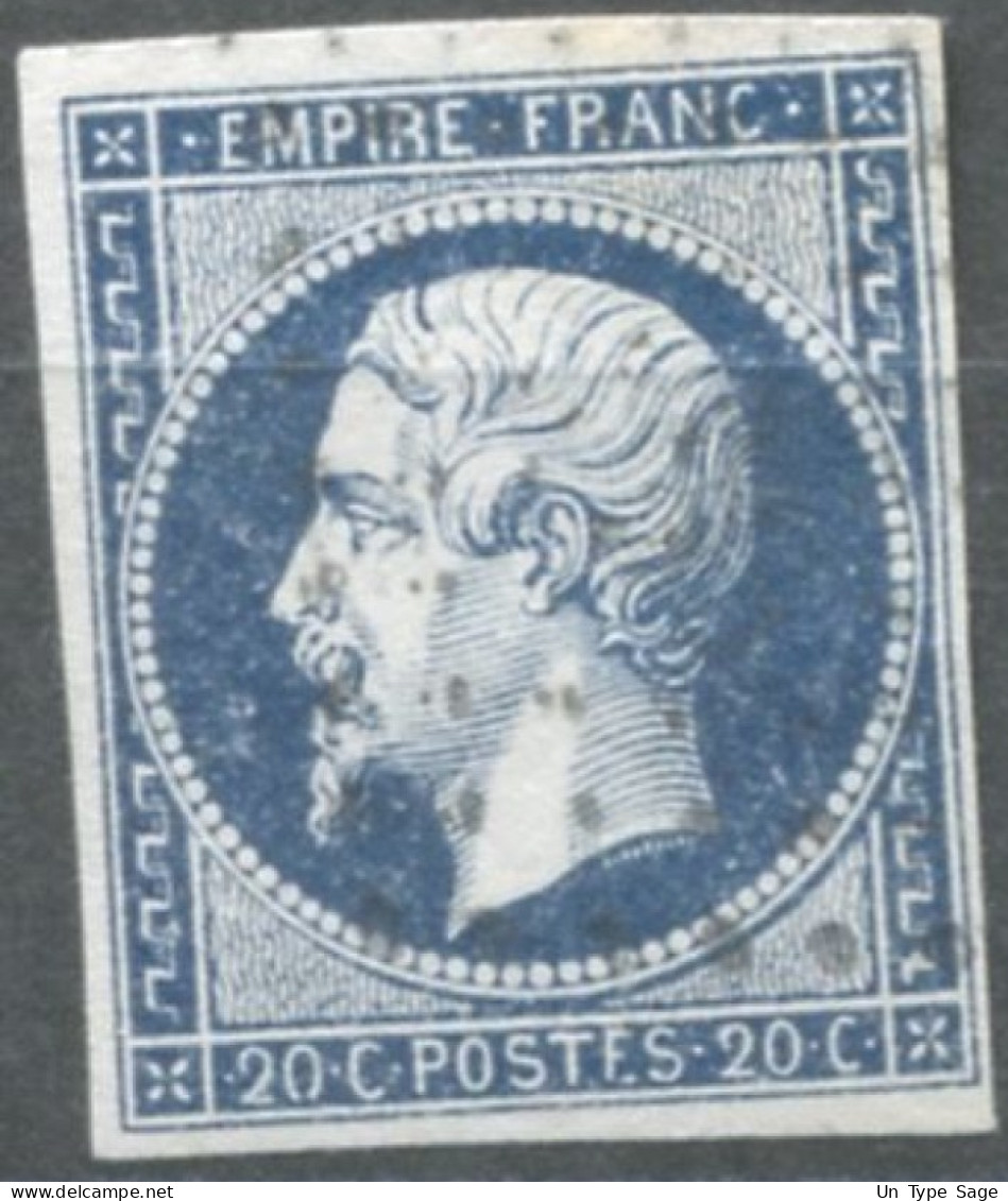 France, N°14Ah, Variété POSTF.S - Position à Identifier - (F847) - 1853-1860 Napoléon III