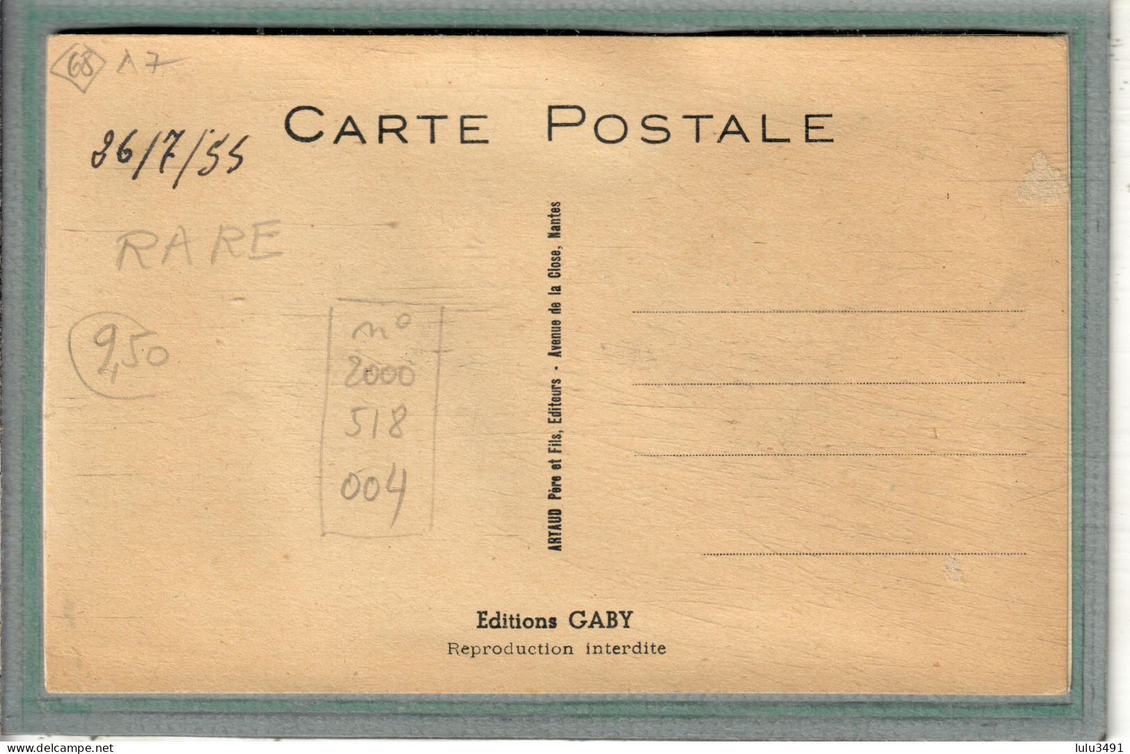 CPA (68) GUEBWILLER - Carte à Système Avec Fenêtre Contenant Un Dépliant Accordéon Complet De 10 Images - 1950 - Guebwiller