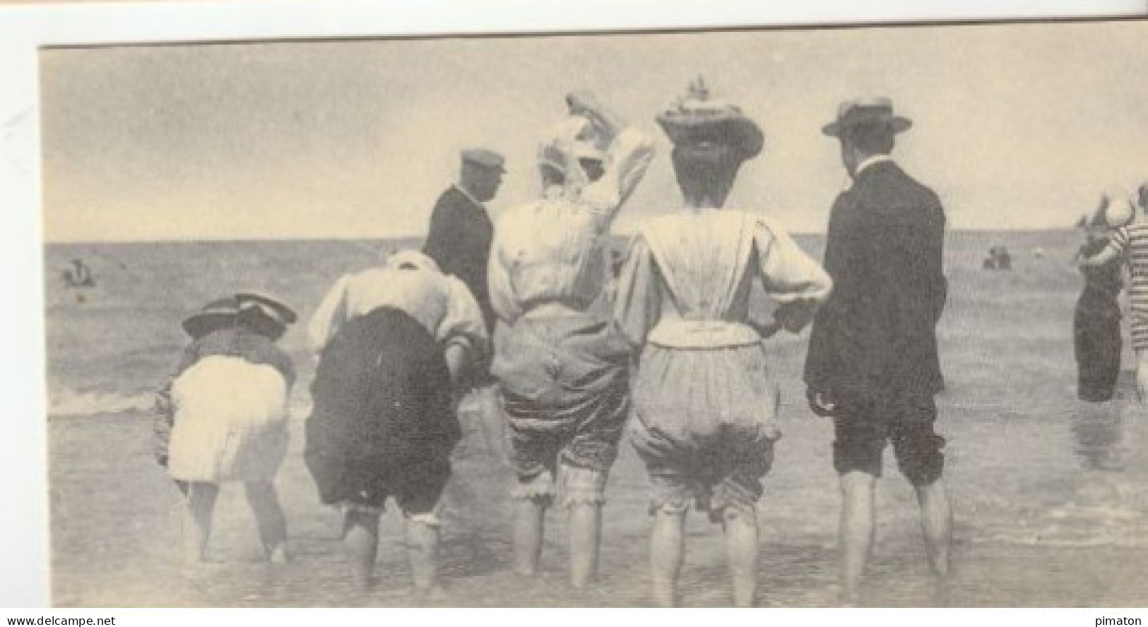 TRAIN DE PLAISIR - Un Dimanche à La Mer  En 1900 ... - Scherenschnitt - Silhouette