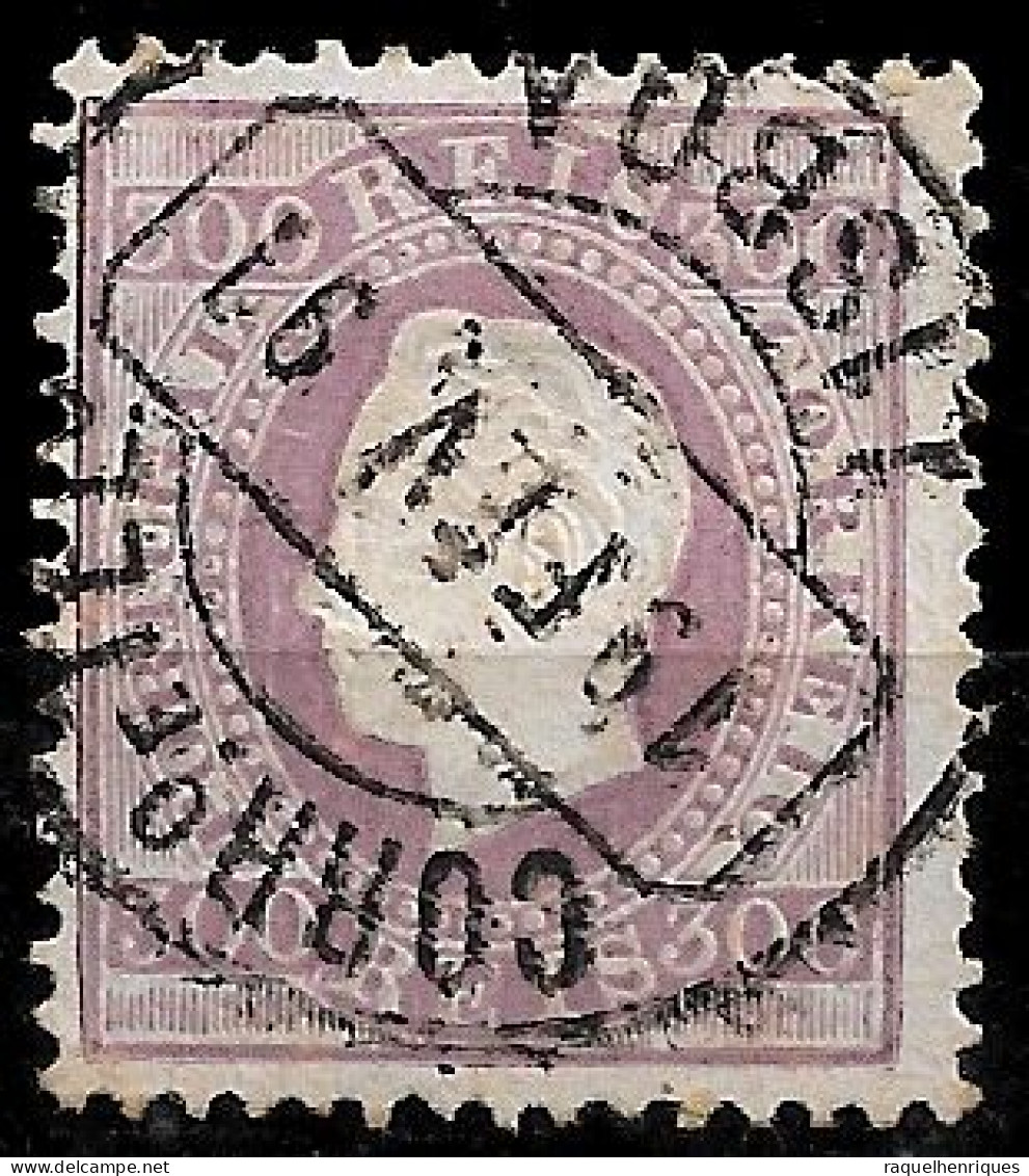 PORTUGAL 1870-76 D. LUIS I 300R P:12.5 USED (NP#94-P18-L1) - Usati