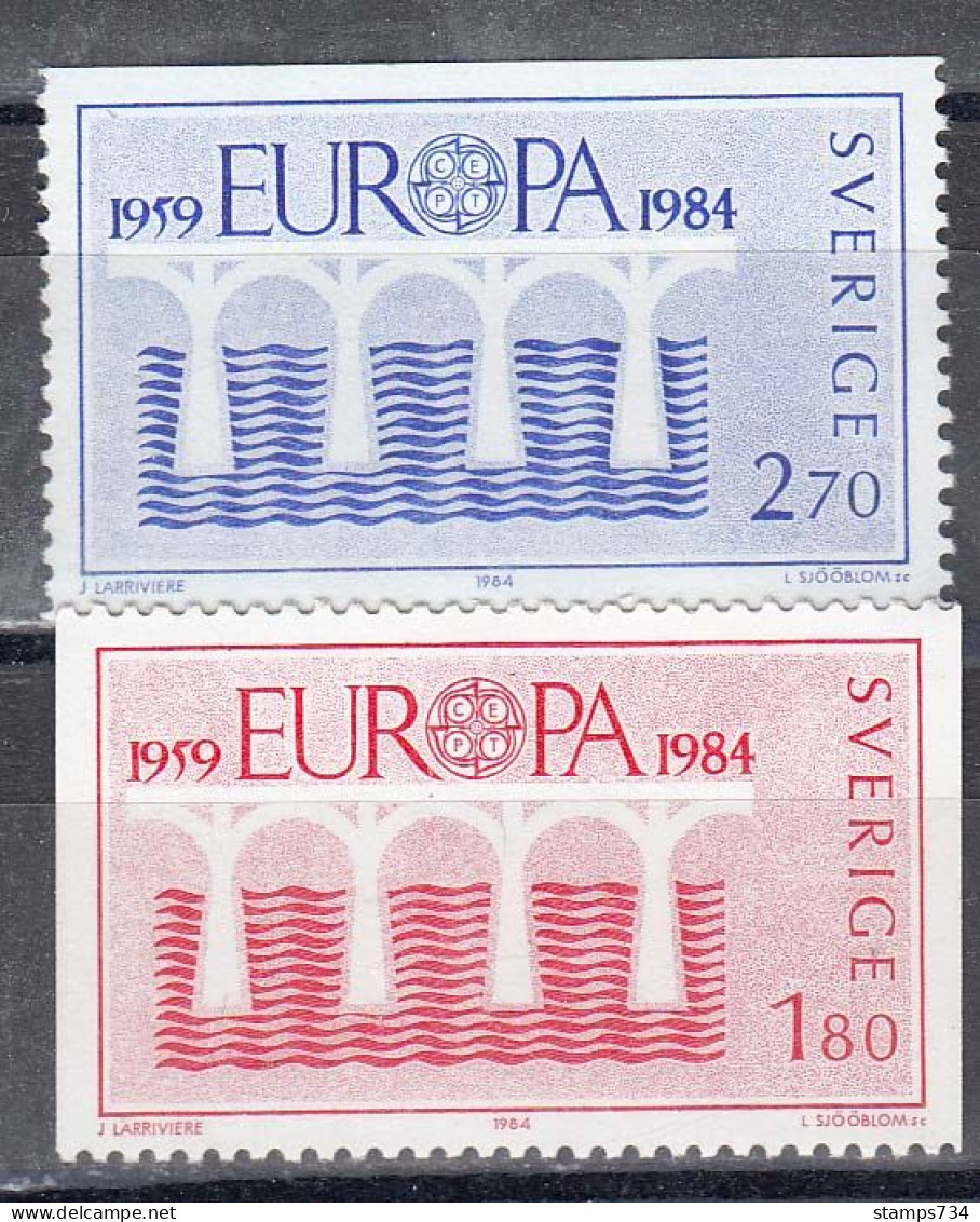 Schweden 1984 - Europa CEPT, Мi-Nr. 1270/71, MNH** - Nuevos