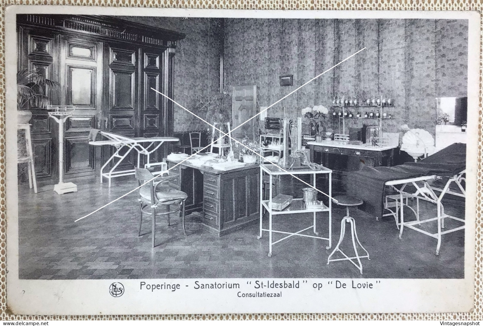 Poperinge Poperinghe Sanatorium St-Idesbald Op De Lovie Consultatiezaal PK Gepost 1953 - Poperinge