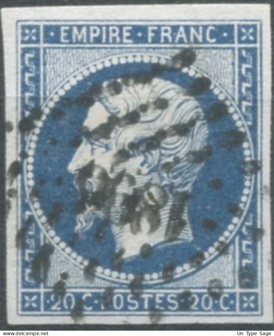 France, N°14Ah, Variété POSTF.S - Position à Identifier - (F852) - 1853-1860 Napoleone III