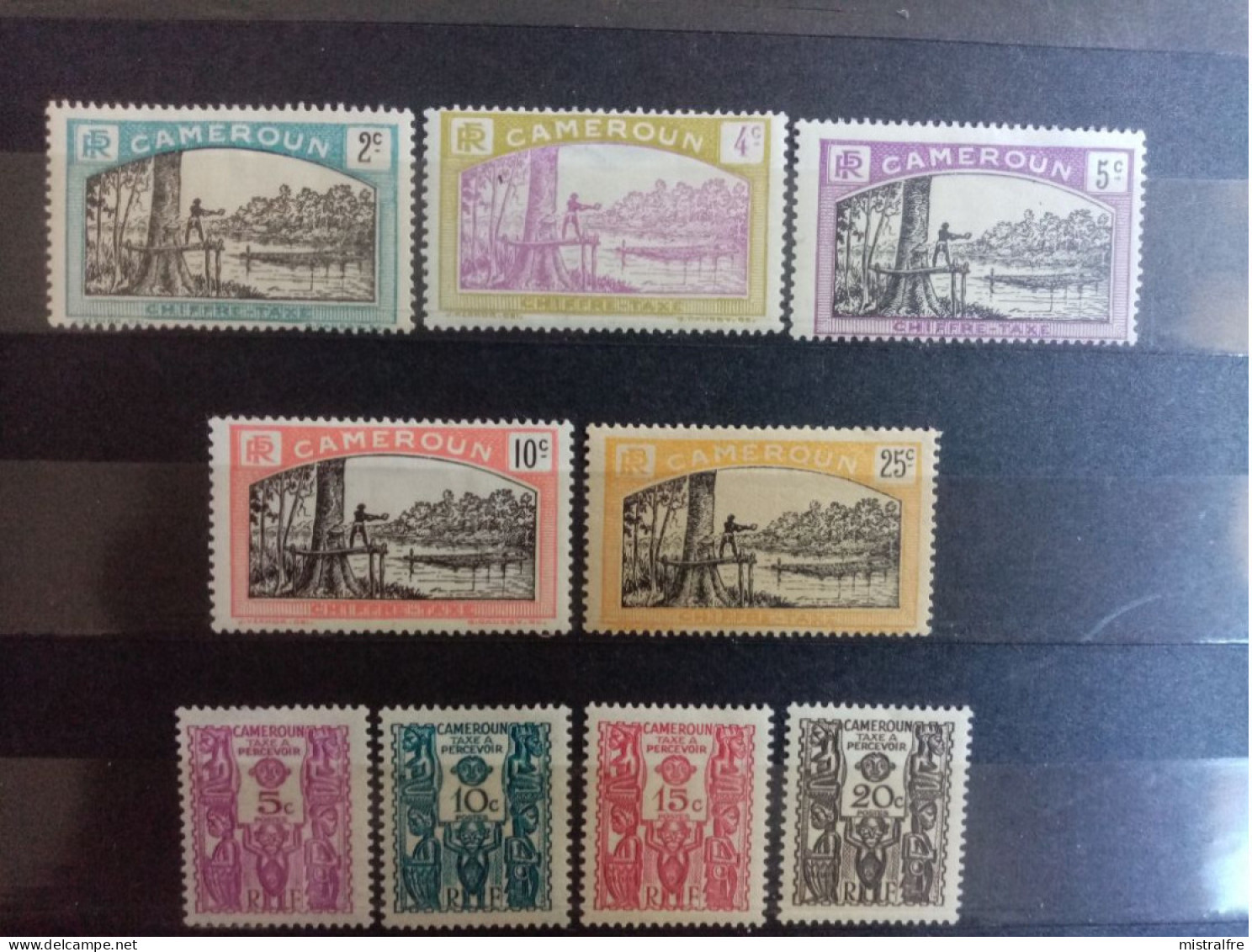 CAMEROUN.1925-1947. Timbres " TAXES " N°1 à 34 . NEUFS ++/+ . Côte YT 2020 :18,75 € - Unused Stamps