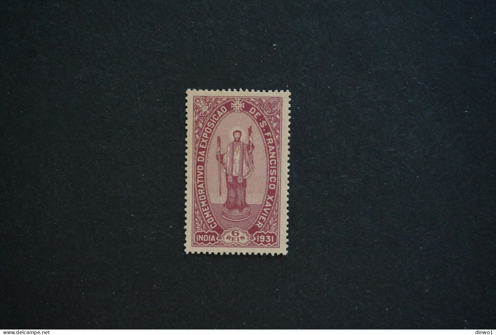 (T2) Portuguese India - 1931 St. Francis Xavier 6 R - Af. 329 - MNH - Portugiesisch-Indien